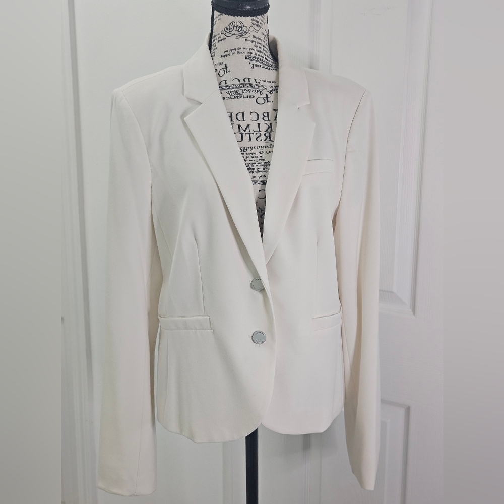 Calvin Klein Cream Women's Blazer